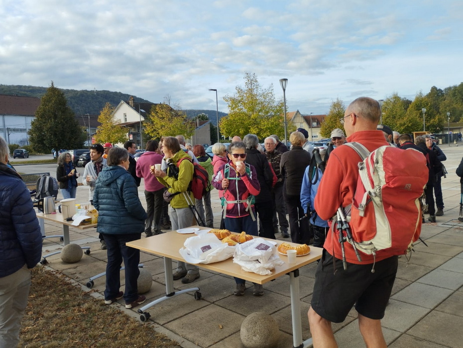 Mardi 17 Octobre, l'USN accueille les randonneurs de différents clubs du Doubs, dans le cadre des mardis du CDRP
