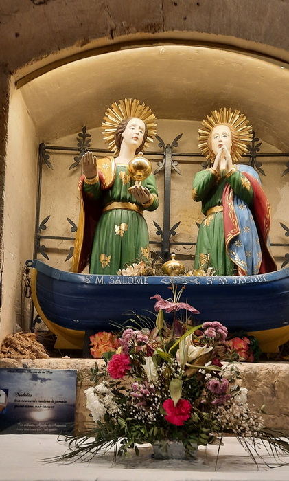 Les deux saintes: Marie Jacobé etMarie Salomé
