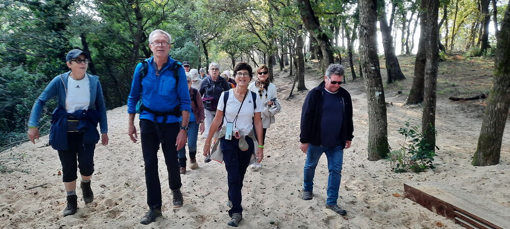 La tempête "Kirk" menace.Pas de rando à la journée mai ascension de la Dune du Pilat dans la matinée
