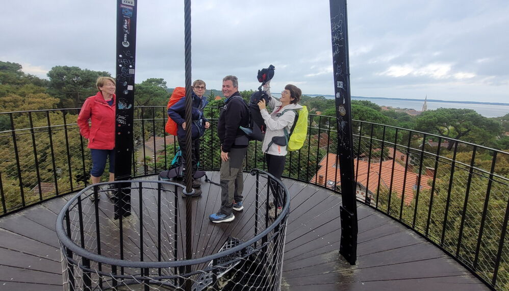 ...depuis l'observatoire Ste Cécile (25m de haut ! )
