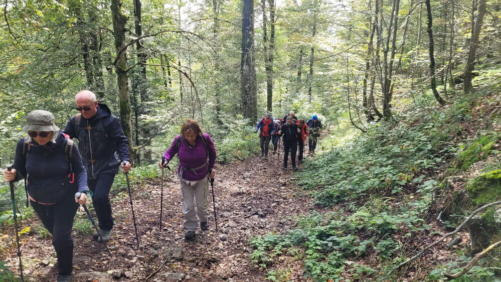 Montée à la Planche des Belles filles
