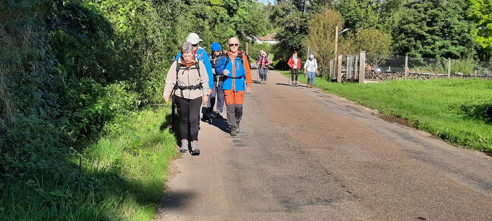 21 randonneurs ont répondu présent pour la 1° rando de la saison
