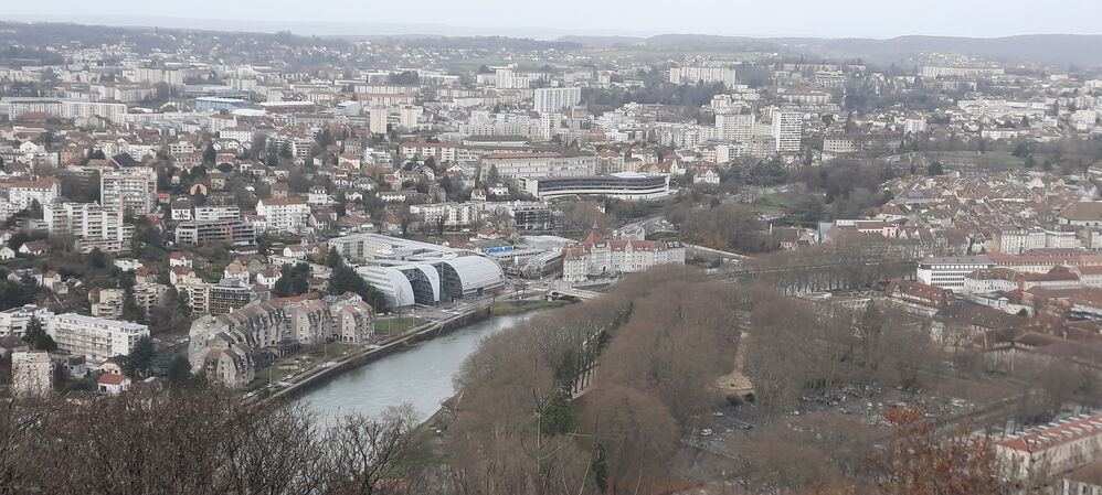 Besançon depuis le fort Chaudane

