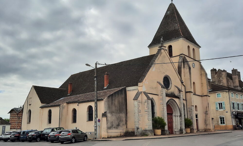Eglise de Verdun/le doubs ( XIV° )
