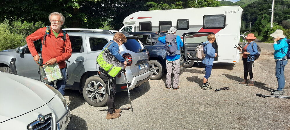 Au départ de Vaufrey
