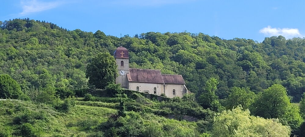L'église de Vaufrey
