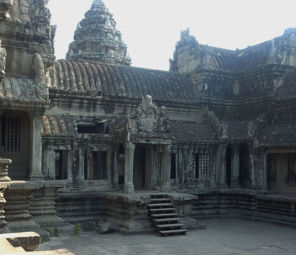 La partie centrale du temple
