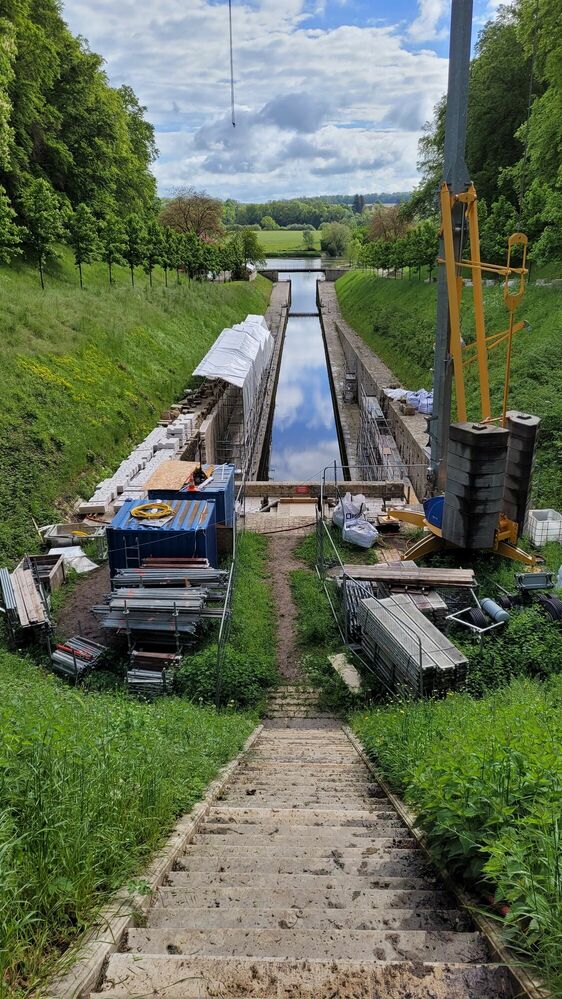 Le tunnel- canal de Saint Albin (en rÃ©novation )
