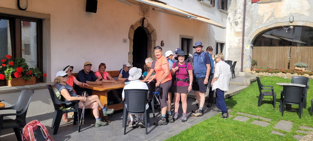 1° juillet: prêts pour une descente à Averara (13,5km - D:408m )

